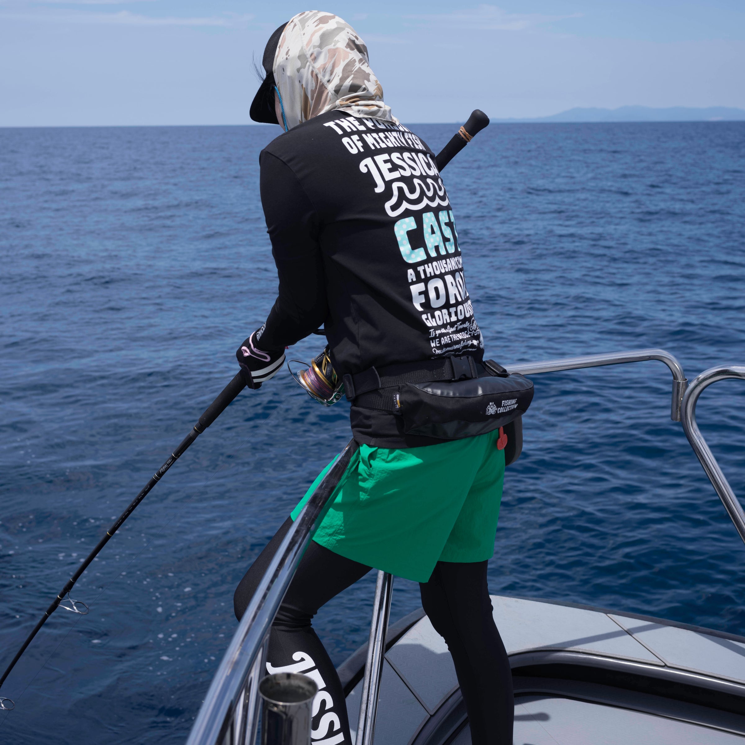 美品　muta MARINE×ROCK RUDE コラボハーフジップシャツ 美品 muta MARINE×ROCK RUDE コラボハーフジップシャツ 美品